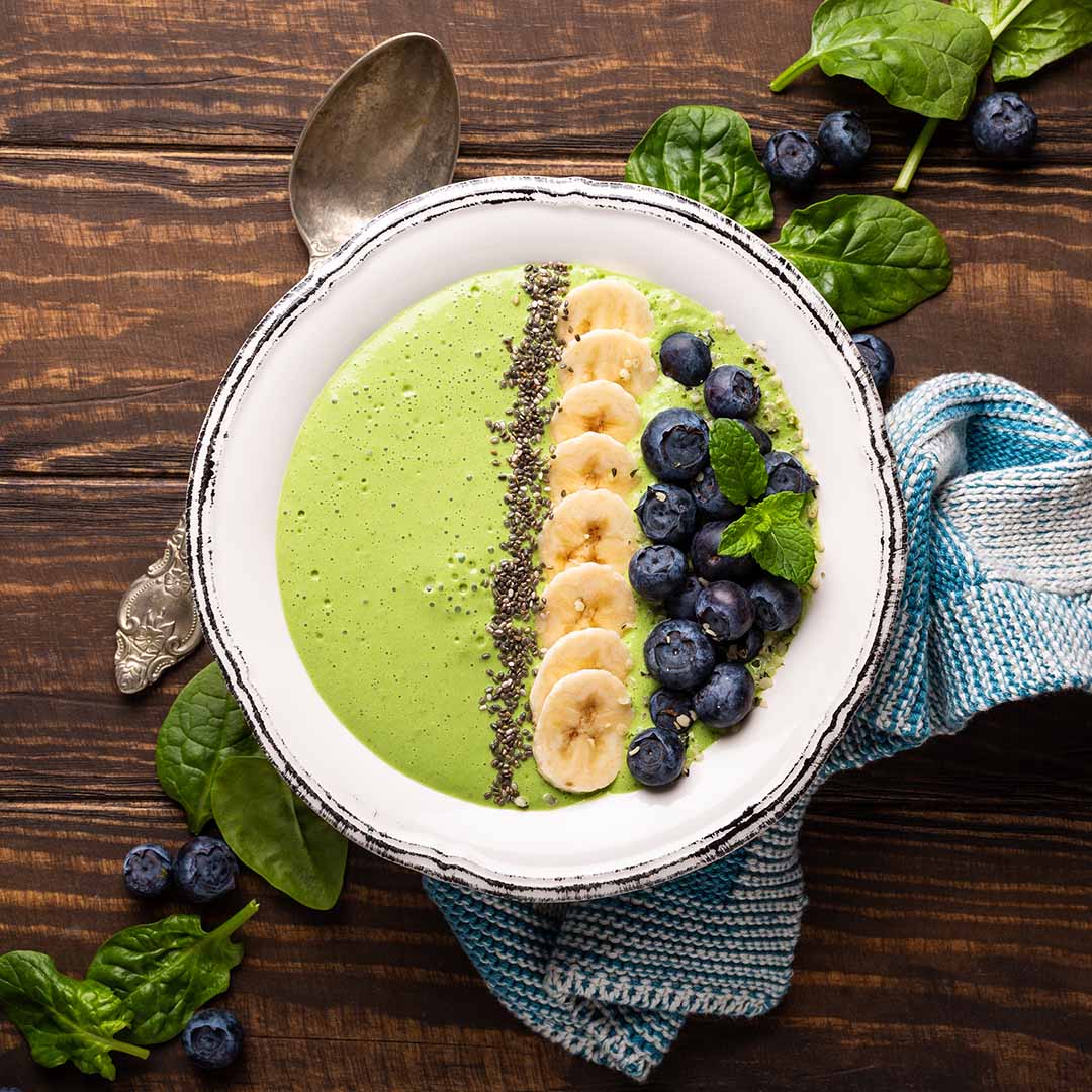 Vegan Green Smoothie Bowl