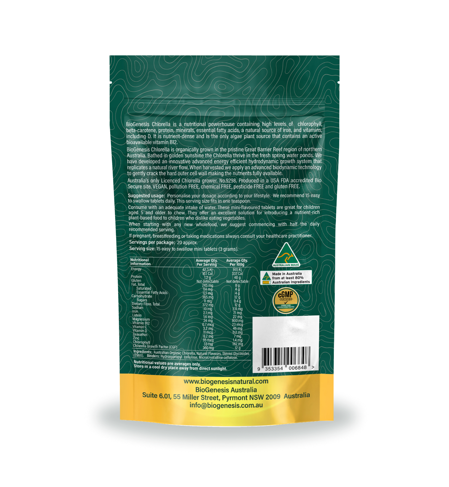 Australian Organic Chlorella