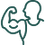 Supports bones & muscles icon