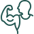 Supports bones & muscles icon