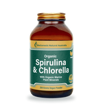 Organic Spirulina & Chlorella Powder, 200g