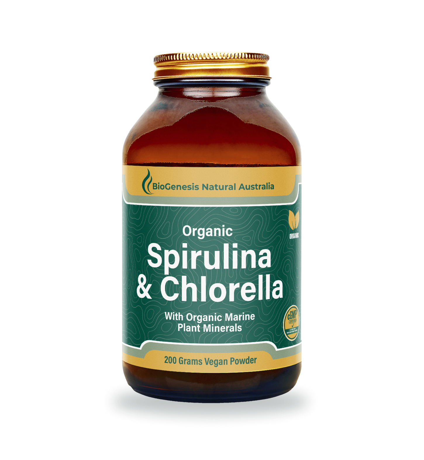 Organic Spirulina & Chlorella Powder, 200g