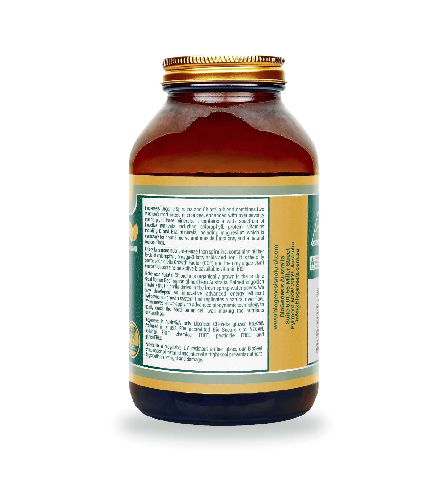 Australian Organic Spirulina & Chlorella