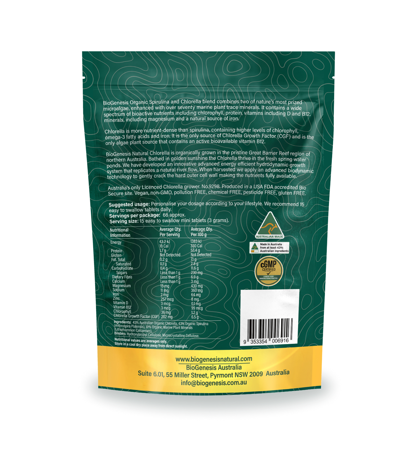 BioGenesis Organic Spirulina