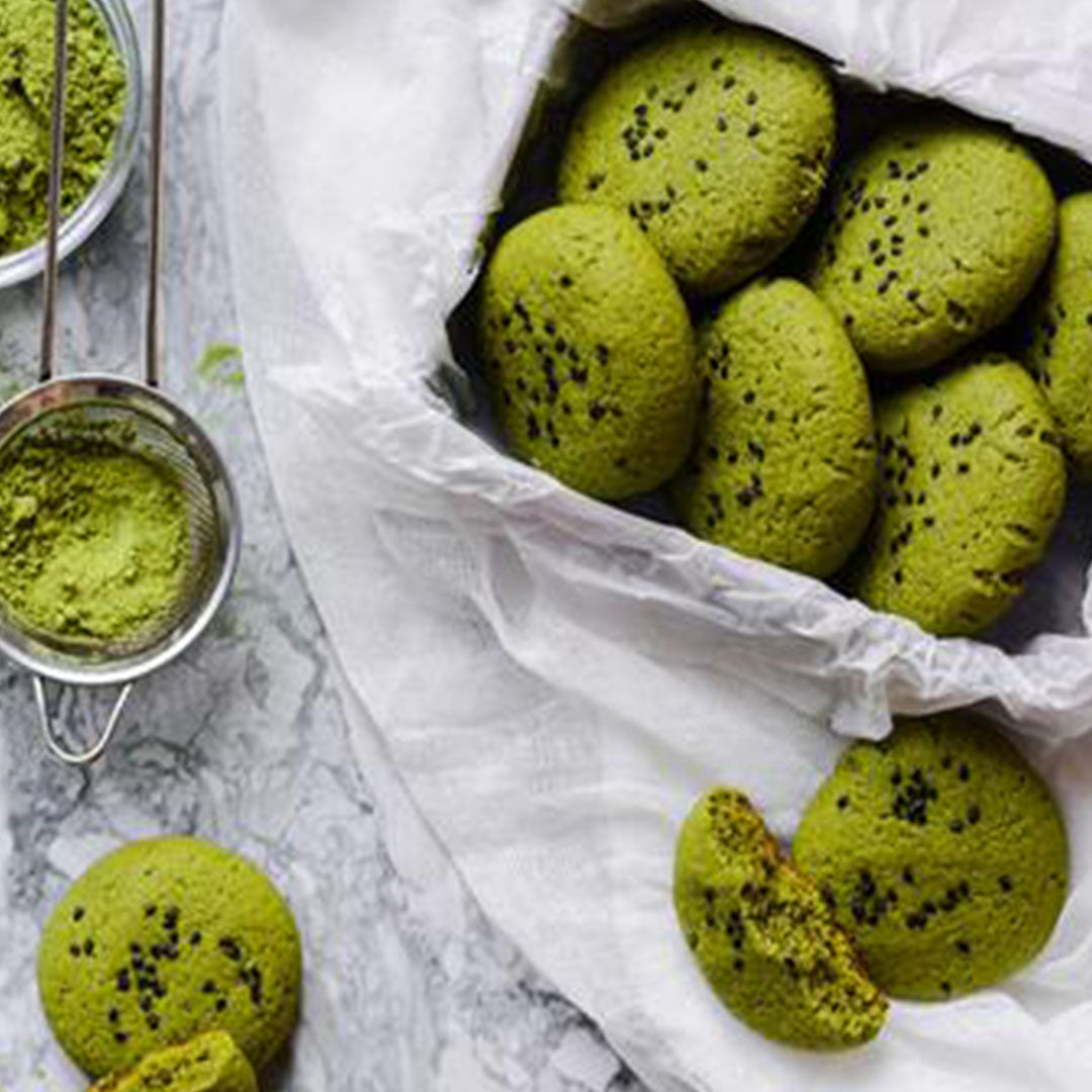 Chlorella Recipes - Vegan Chlorella Cookies - BioGenesis