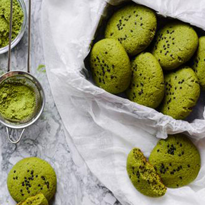 Chlorella Recipes - Vegan Chlorella Cookies
