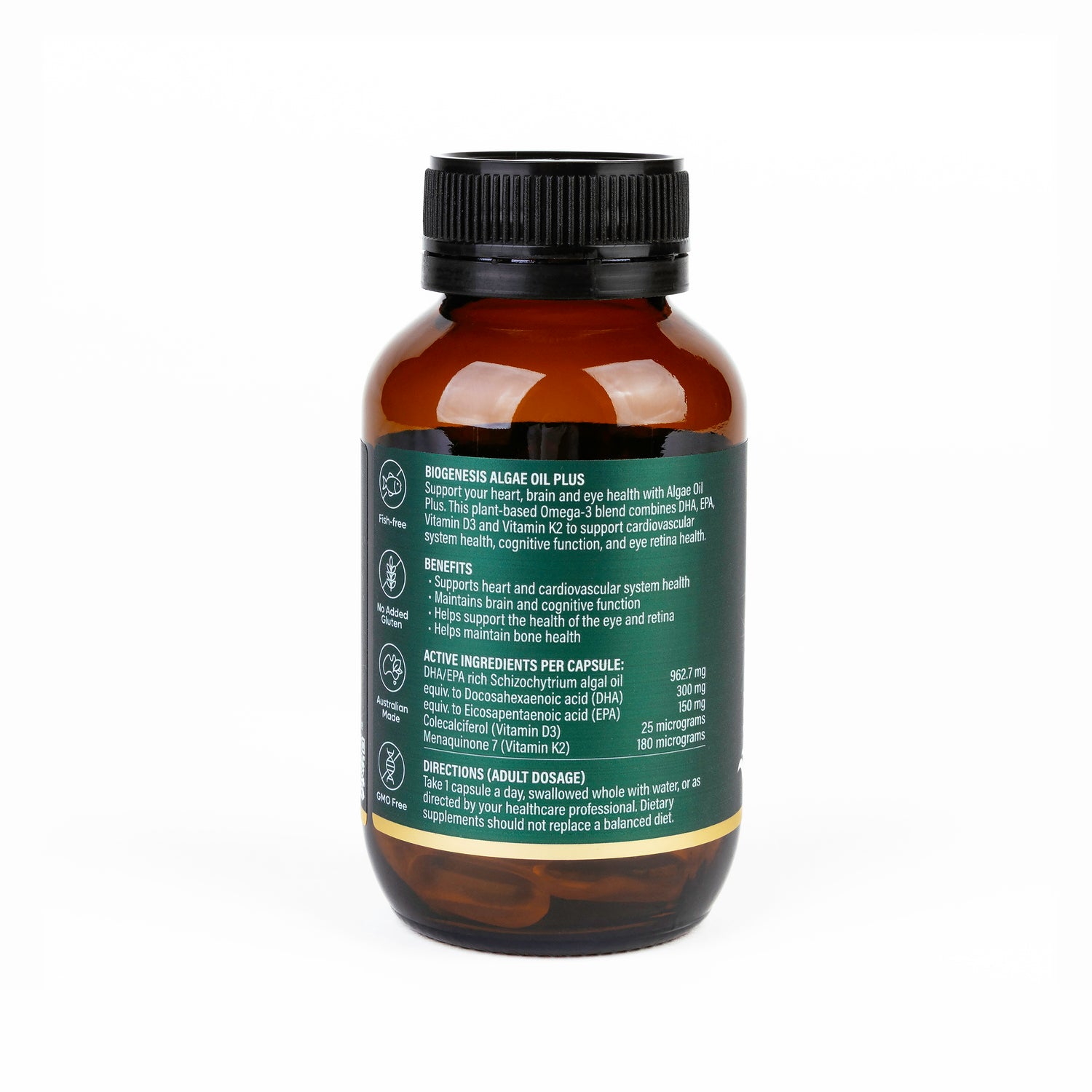 BioGenesis Algae Oil Plus 60 capsules