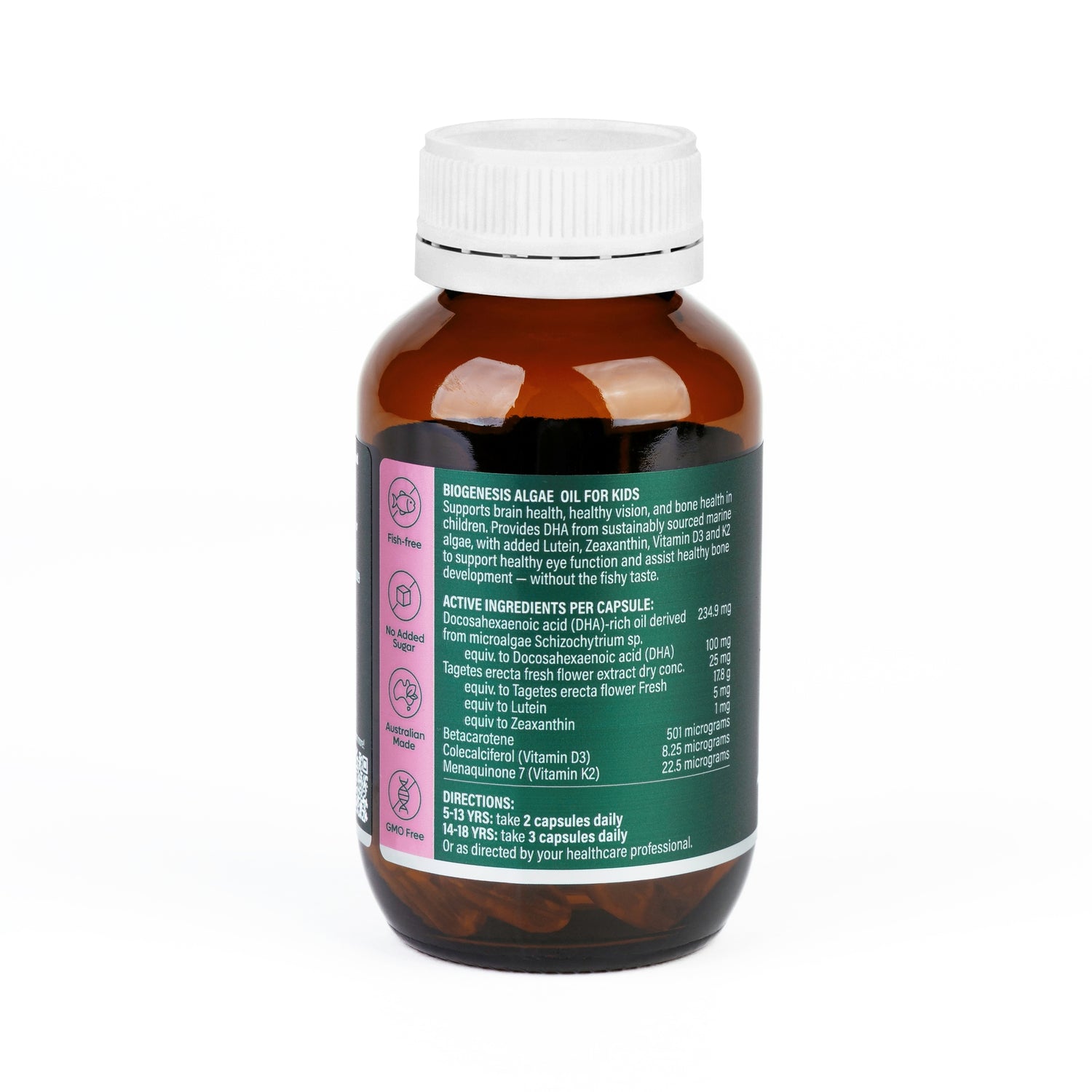 BioGenesis Algae Oil for Kids 60 capsules