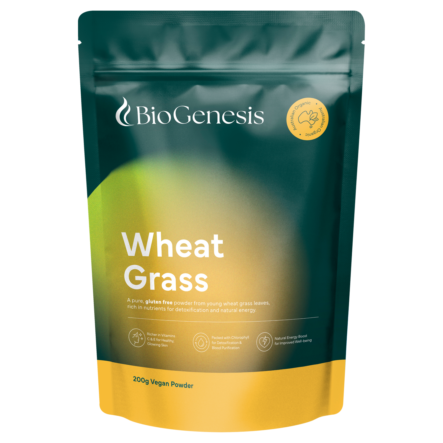 Organic Wheat Grass Powder – 200g & 450g