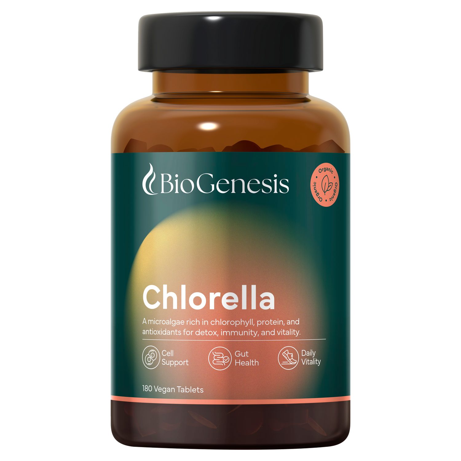 Organic Chlorella Tablets – 180 & 600