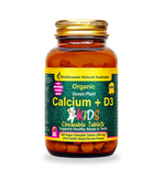 KIDS Organic Ocean Plant Calcium + D3 - Mixed Berries Chewables, 200