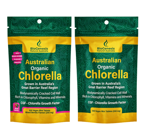 Featured Product- Australian Organic Chlorella, Sachet, 300 Mini Tablets