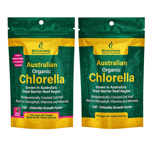 Featured Product- Australian Organic Chlorella, Sachet, 300 Mini Tablets