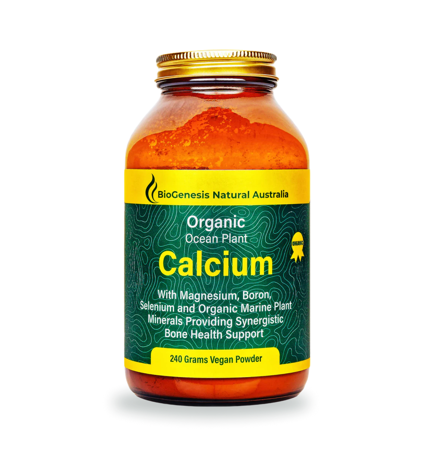 Organic Ocean Plant Calcium Powder, 240g 