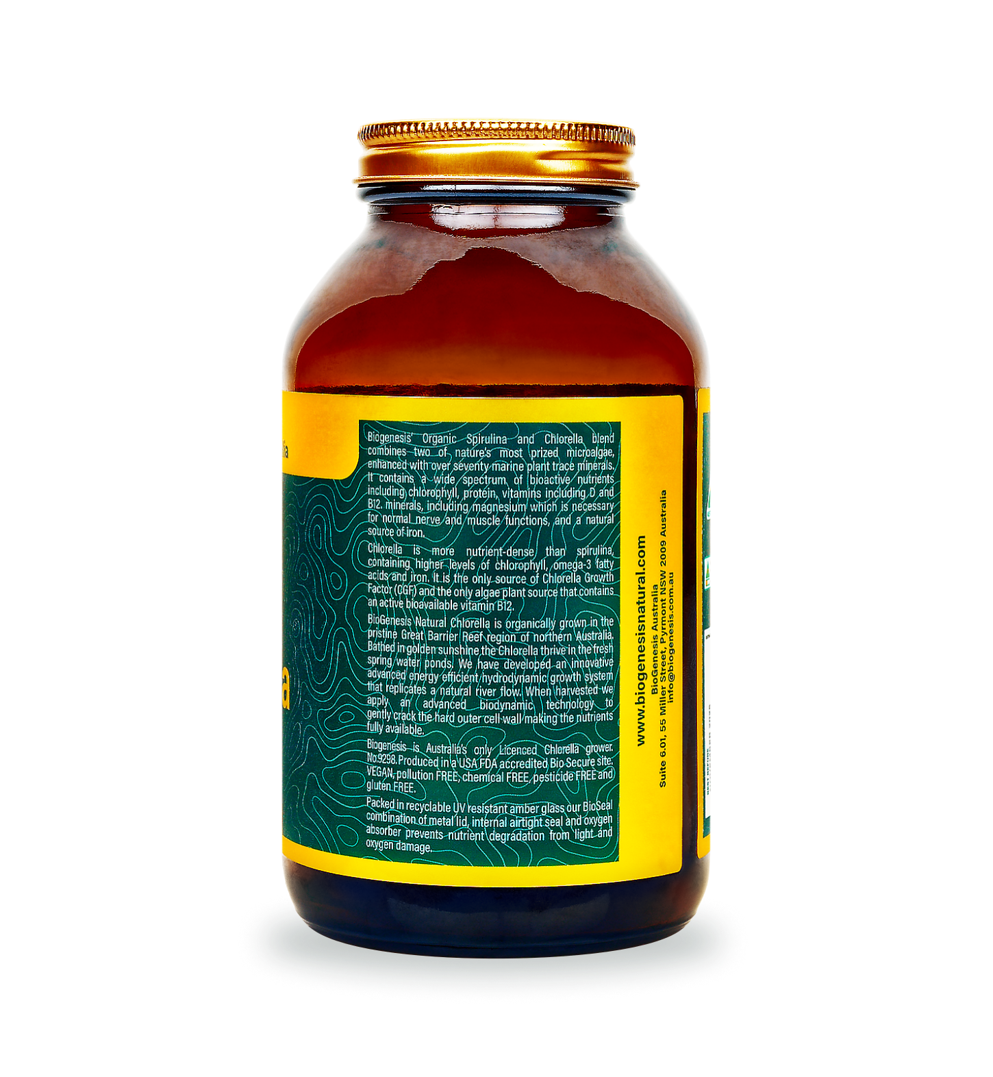 Organic Spirulina & Chlorella Powder, 200g