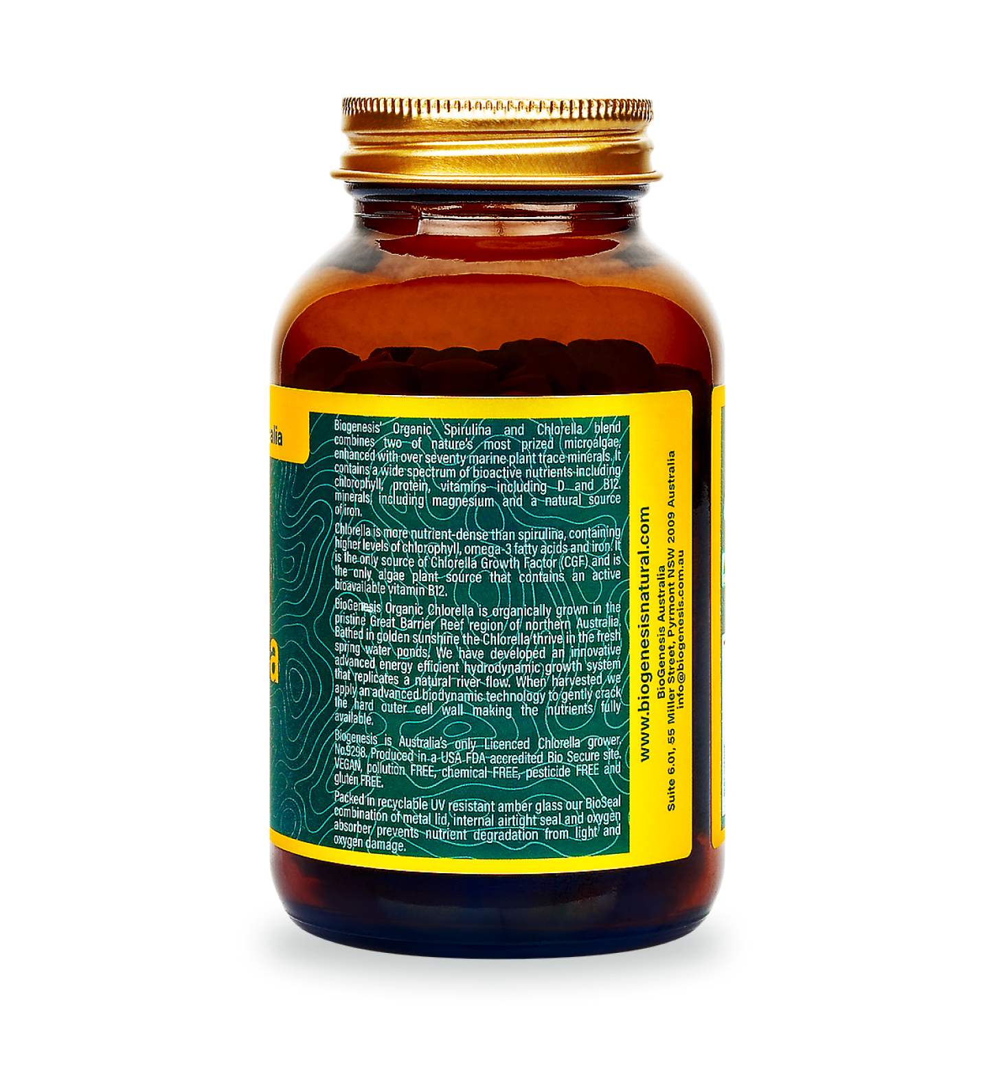 Organic Spirulina & Chlorella Tablets, 300 & 600