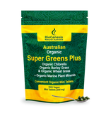 Supergreens plus 1000 mini tablets front