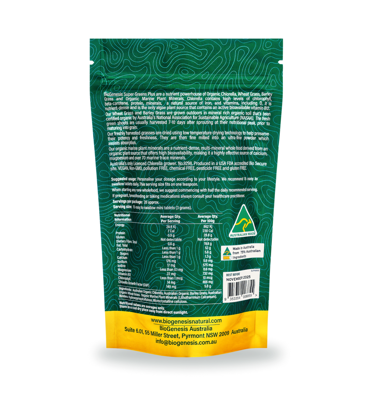 Australian Organic Super Greens